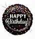 Grabo 18" P. Glıtterıng Bırthday Confettı Folyo Uçan Balon
