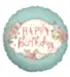 Grabo 18" P. Vıntage Bırthday Folyo Uçan Balon