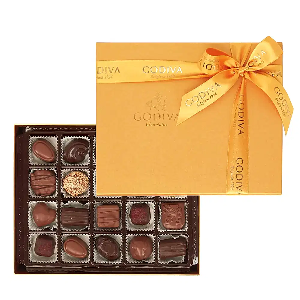 Godiva Gold Rigid Box, 20 Adet Pralin