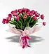 50 Adet Pembe Lale Buketi