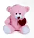 Kalpli Pembe Peluş Ayıcık Bobo 40 Cm