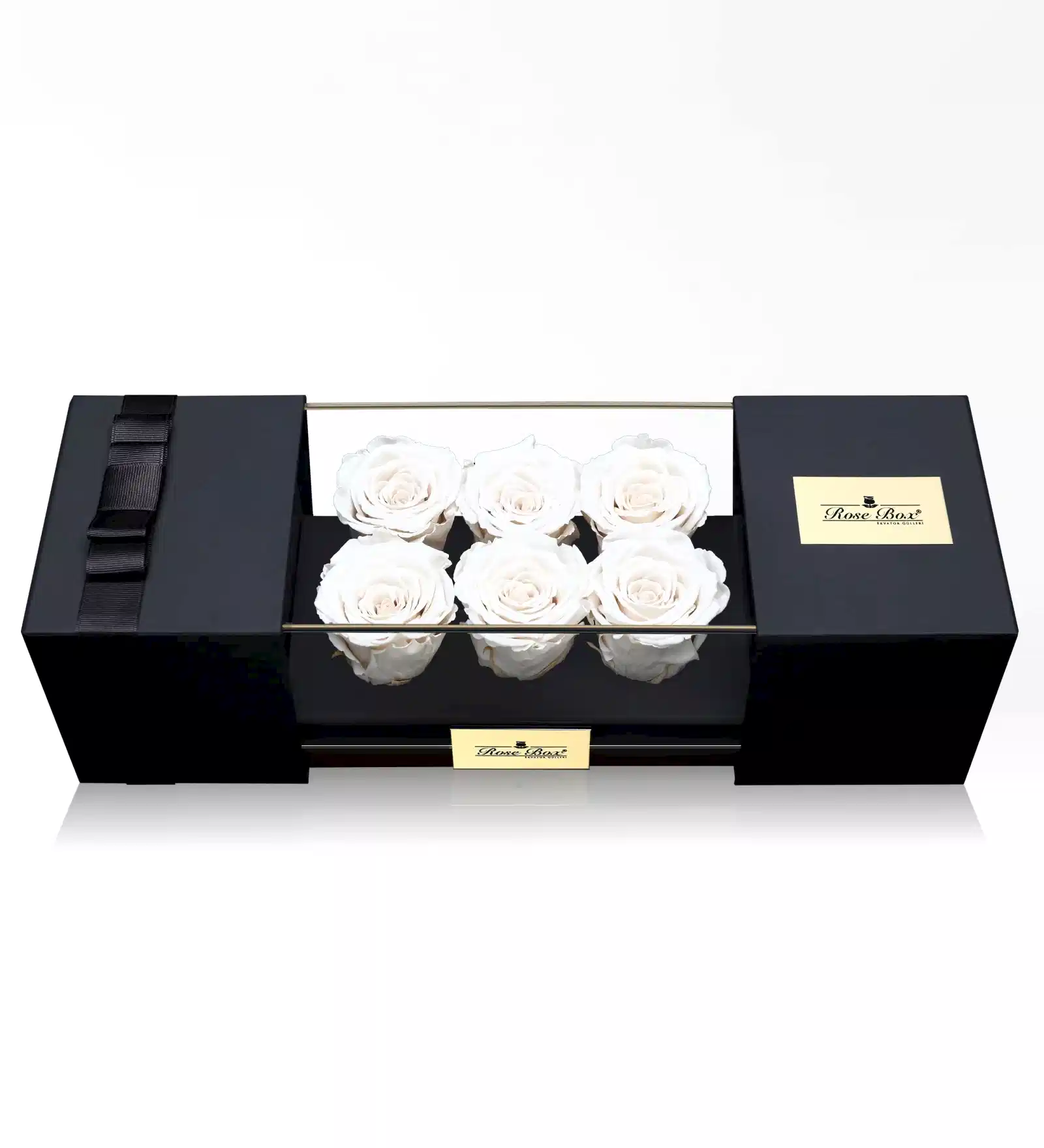 Altılı Beyaz Solmayan Gül